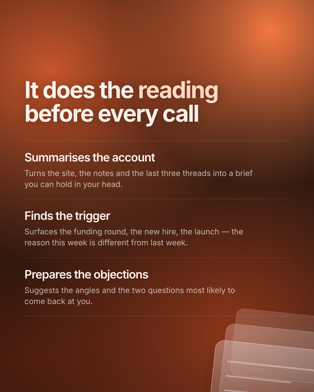Three-step method