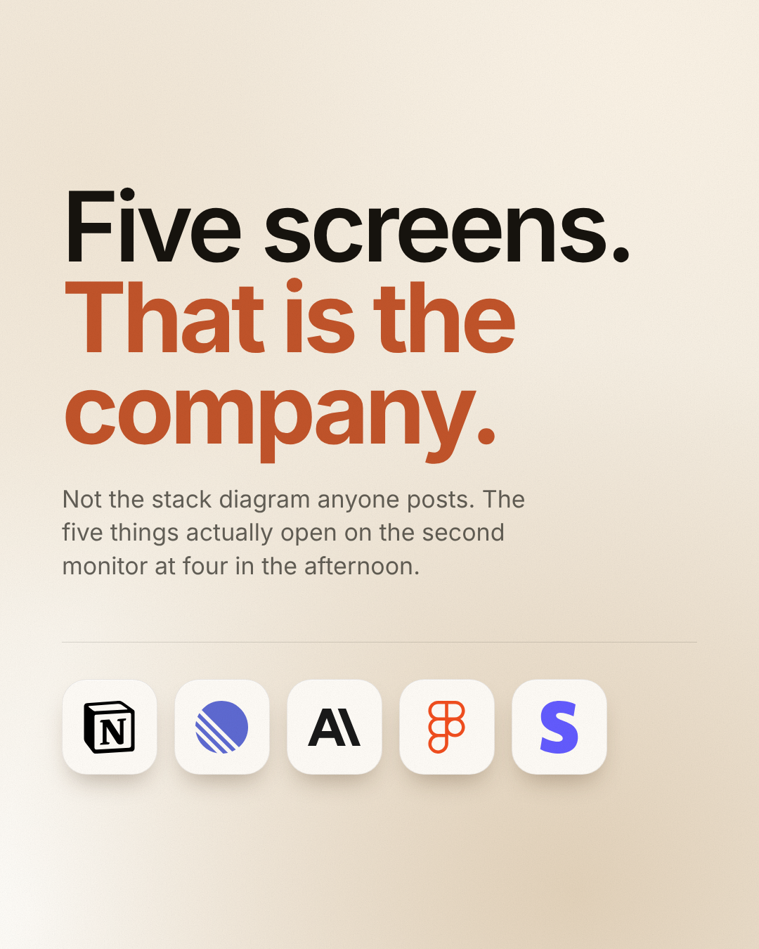 Screenshot and statement
