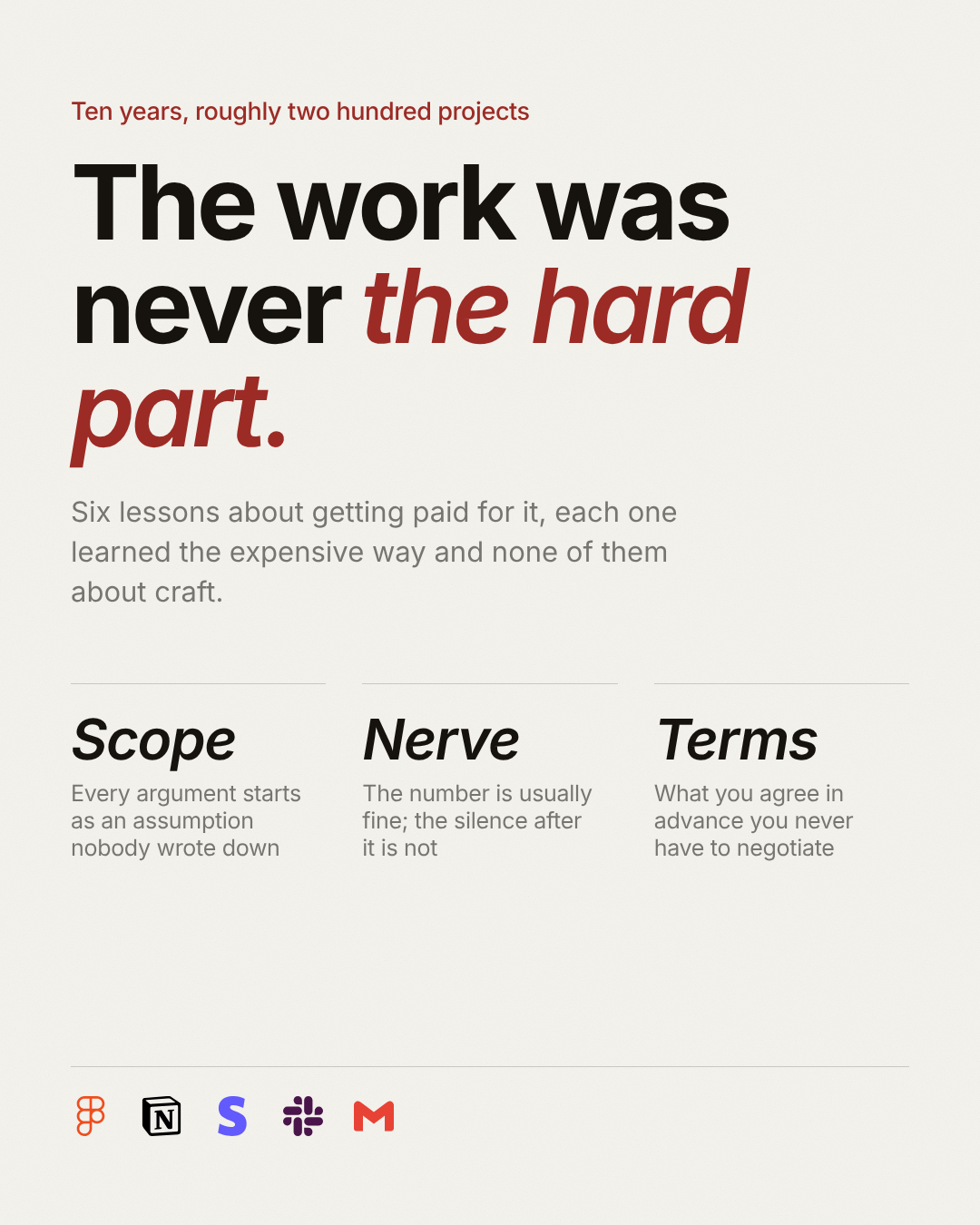 Three metrics and bullets