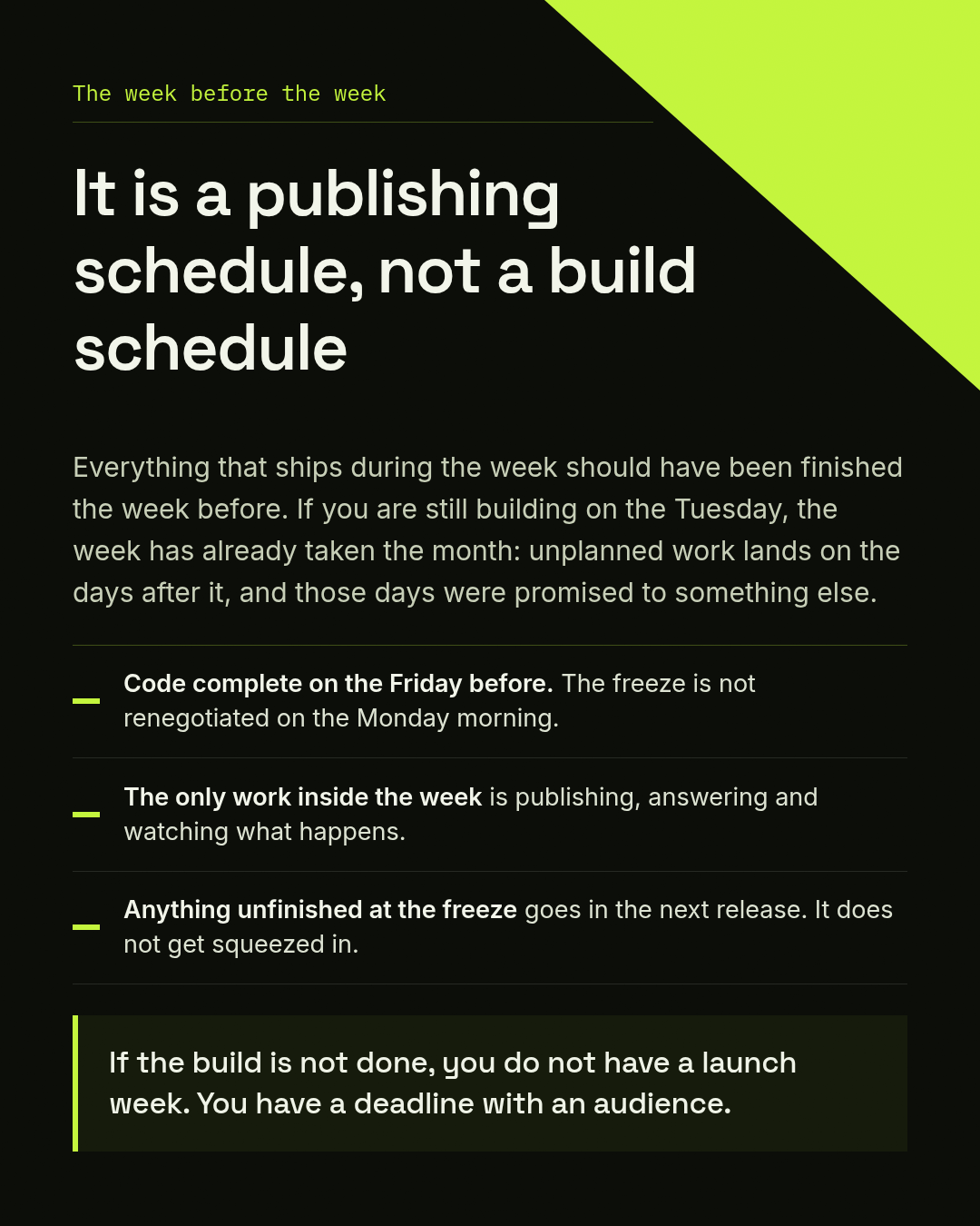 Calendar week