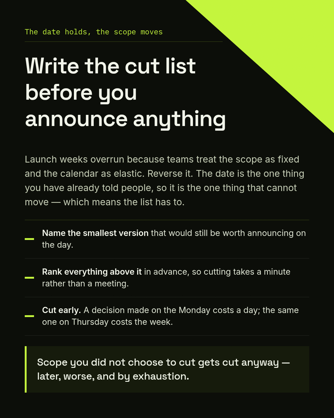 Calendar week